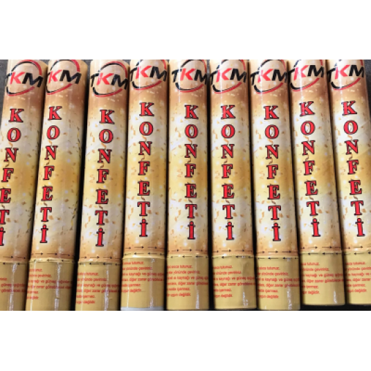 KONFETİ KARNAVAL METALİK RENKLİ 30CM KONFETİ KARNAVAL METALİK RENKLİ 30CM