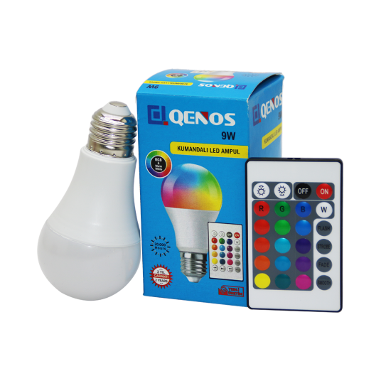 9W - E27 RGB - KUMANDALI LED AMPUL 9W - E27 RGB - KUMANDALI LED AMPUL