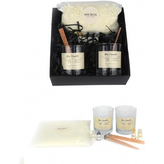 Kitleri - Aromaterapi Mum Yapım Seti - Kendin Yap Mum Malzemeleri (%100 Organik Aromaterapi Soya Mum Kiti, DIY Soy Candle Making Kit) Kitleri - Aromaterapi Mum Yapım Seti - Kendin Yap Mum Malzemeleri (%100 Organik Aromaterapi Soya Mum Kiti, DIY Soy Candle Making Kit)