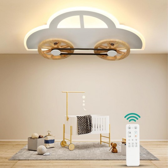 Kısılabilir LED Tavan Lambası, Oturma Odası için Uzaktan Kumandalı Çocuk Tavan Lambası, Erkek Çocuk Yatak Odası, 3000 K-6000K, 40 cm Kısılabilir LED Tavan Lambası, Oturma Odası için Uzaktan Kumandalı Çocuk Tavan Lambası, Erkek Çocuk Yatak Odası, 3000 K-6000K, 40 cm